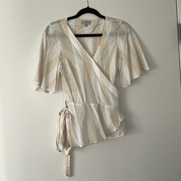 LOFT Wrap Blouse, Small, NWOT - Picture 4 of 11